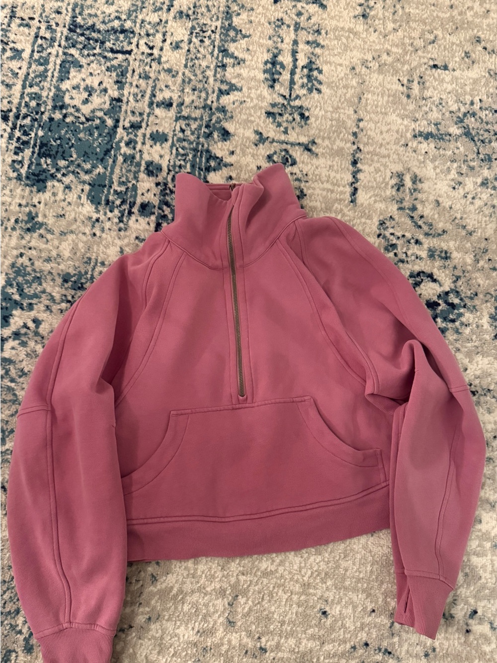Lululemon Half-Zip Scuba Pullover Sweatshirt - Picture 2 of 3